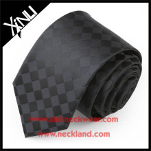 Private Label 100% Seide Jacquard gewebte Seide 7 Falten Krawatte